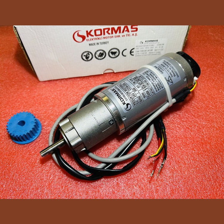Мотор-редуктор 24VDC 300RPM 90W CCW-CW KORMAS