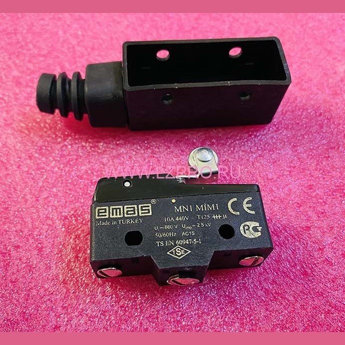 Микропереключатель 10A 250VAC с роликом MN1 MIM1 Emas