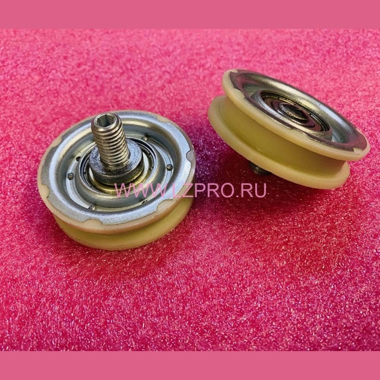 Ролик каретки d-55 мм с осью прямоугольный паз