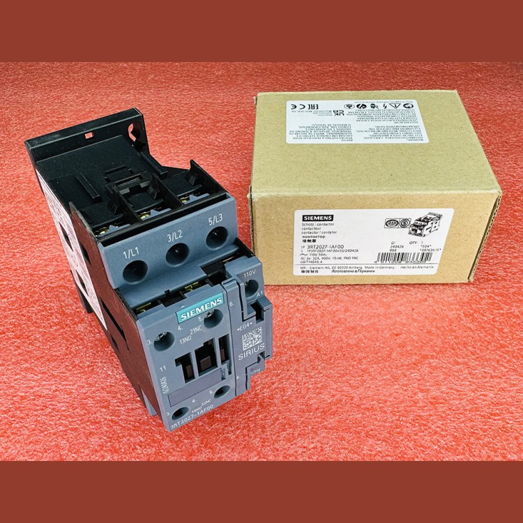 Контактор 32A 15kW 1NO 1NC 110VAC 3RT2027-1AF00 Siemens