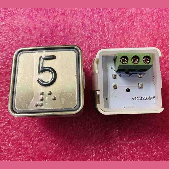 Кнопочный модуль "5" красная подсветка A4N11286$05 BBP-S303-VMPLM-D-R-05 (KA302W-D-R-05) ЩЛЗ