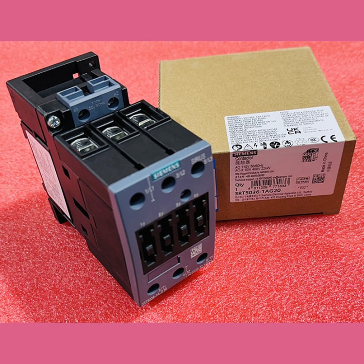 Контактор 50A 22kW 1NO 1NC 110VAC 3RT5036-1AG20 Siemens