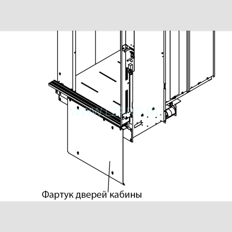 Фартук дверей кабины ОР-800 ZAA281AZ2