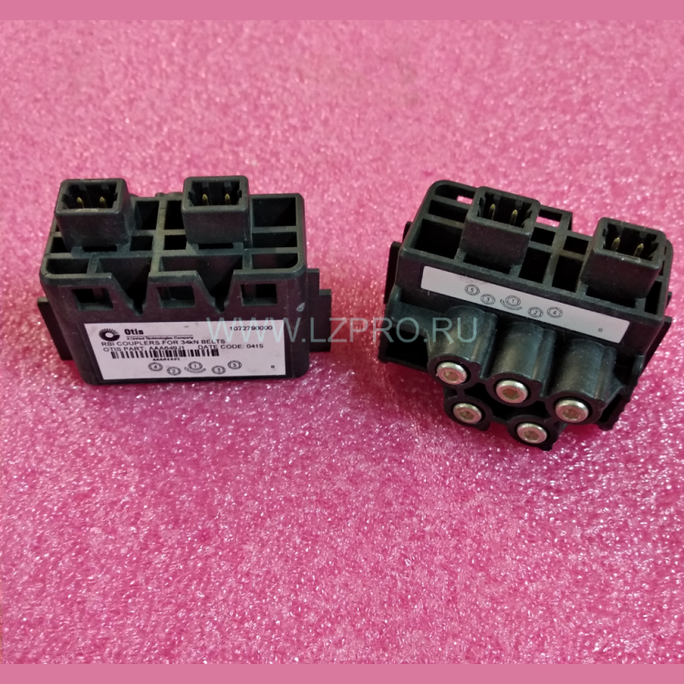 Коннектор с разъемами для тяговых ремней 25мм 34кН RBI AAA649J1 Otis