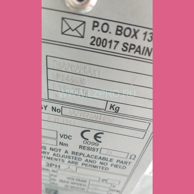 Лебедка 1,6 м/с 1,5t TAA20220AX1 Gen2 Otis