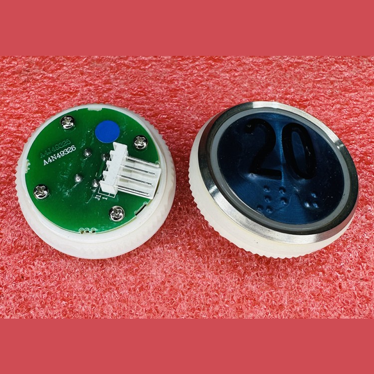 Кнопочный модуль 20 синяя подсветка с шрифтом Брайля A4N49326 Thyssen