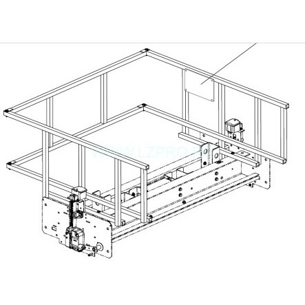 Ограждение крыши кабины 630 кг