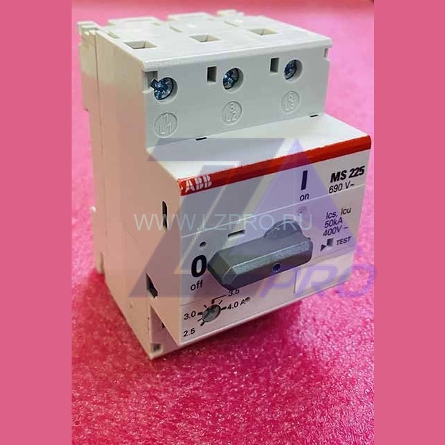 Автоматический выключатель  2.5-4А MS225 50кА 1SAM151000R1008 ABB