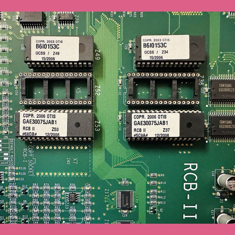 Комплект микросхем ПЗУ для платы RCB II B6I0153C GAE30075JAB1 Otis