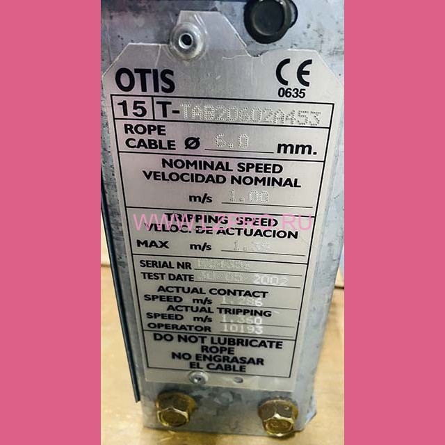 Ограничитель скорости 1.0 m/s TAB20602A453 Otis