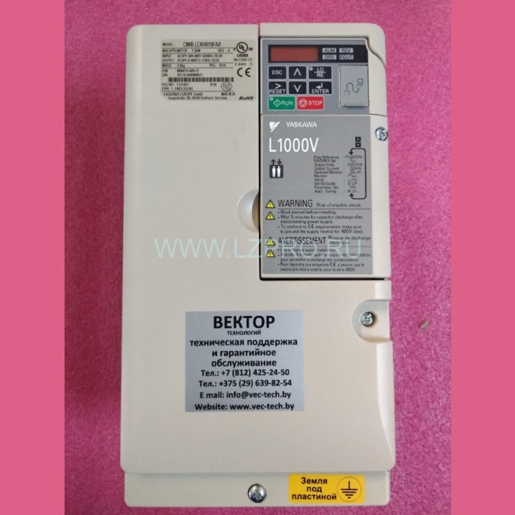 Частотный преобразователь CIMR-LC4V0018FAA (FAC) 7,5kW YASKAWA