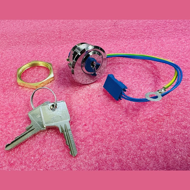 Ключевина COP/LOP (24 В, полированная хром, без автовозврата, 2 ключа UE1) FAA431E3-UE1 Otis