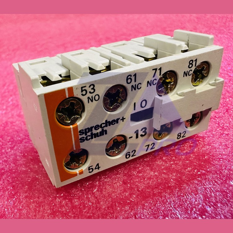 Блок дополнительных контактов 1NO+3NC CS4-P sprecher+schuh