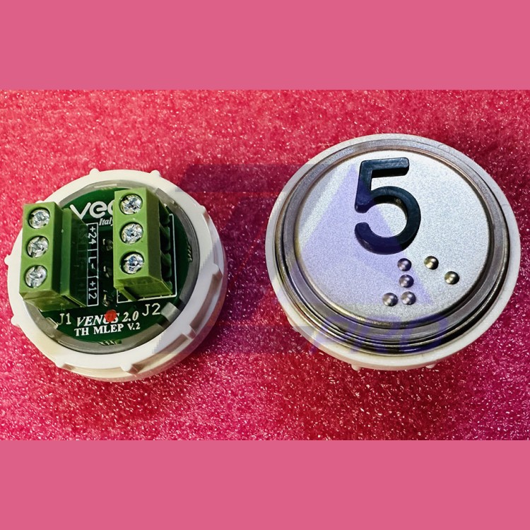 Модуль кнопочный 5 с кодом брайля разъем TH MLEP V.2 Venus Vega