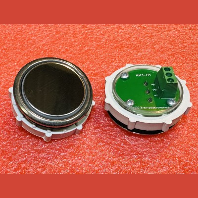 Выключатель кнопочный "без символов" красная подсветка ВК-32 АК1-01