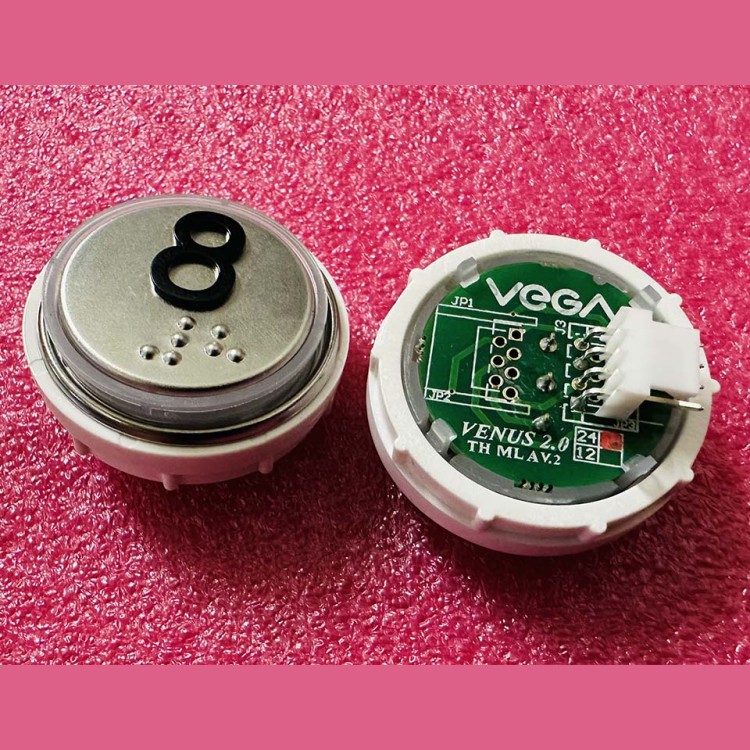 Модуль кнопочный с кодом Брайля красная подсветка MLA разъем AMP "8" Venus Vega