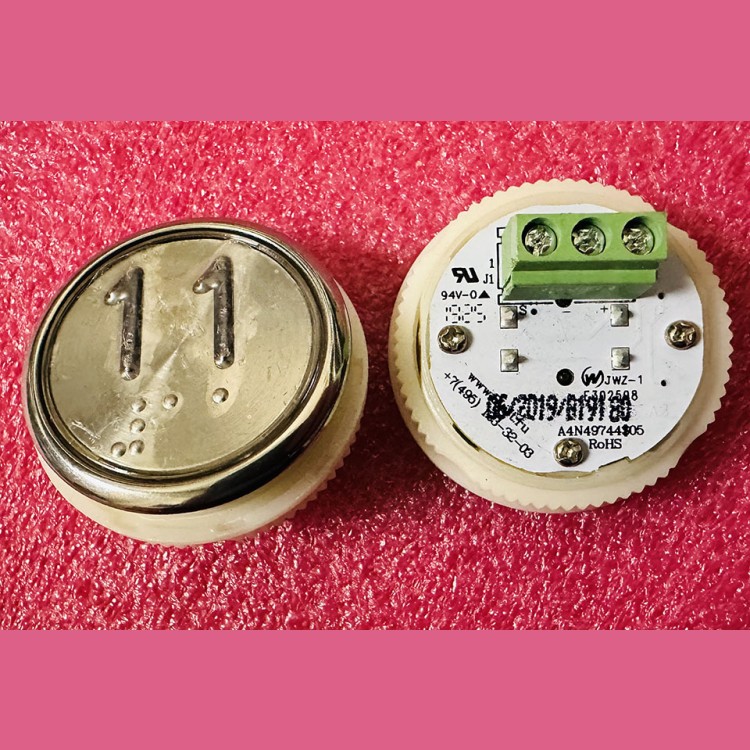 Модуль кнопочный A4N49744$05 красная подсветка Брайль "11" BBP-R331-CMPLT-D-R-11 (EA2406S-D-R-11) ЩЛЗ