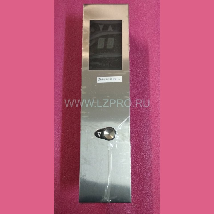 Пост вызывной XIZI OTIS (1 кнопка с чеклетом "стрелка вниз" + 1 индикатор) 115х480 мм  DAA23501DL998