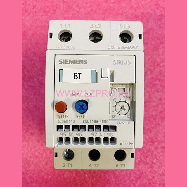 Тепловое реле перегрузки 3RU1136-4ED0 Siemens