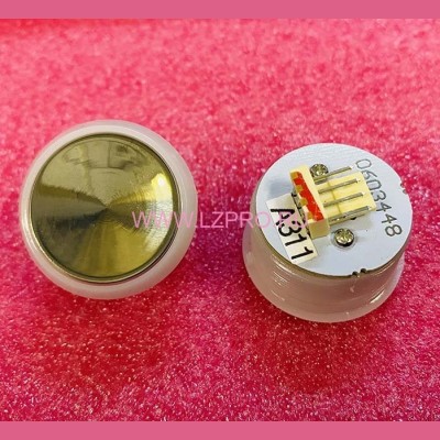 Кнопка (подсветка красный ореол, шлифованная, AMP разъем) A311 Otis