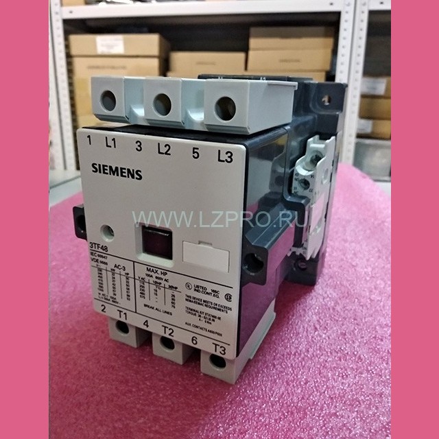 Контактор 37kW 400V AC-3 Aux:2NO+2NC AC 110V 3TF48 22-0AF0 Siemens