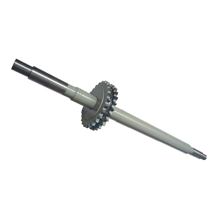 Вал привода поручня эскалатора с двумя шестернями для ступени 1000мм Schindler