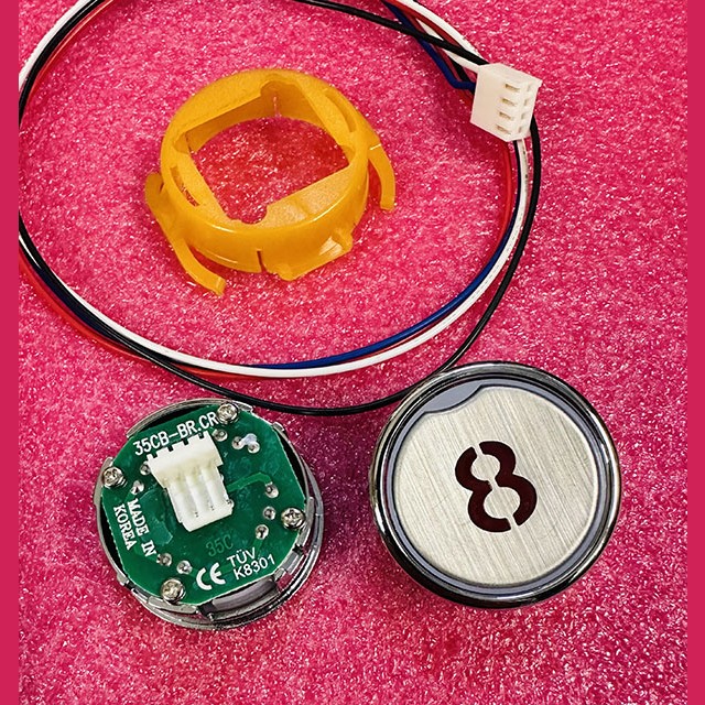 Кнопочный модуль "8" (ПУЛ02В) KS-1021-01X Korea МЭЛ