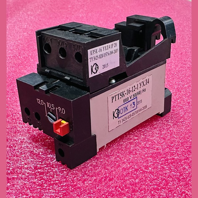 Реле электротепловое токовое РТТ5К-16-1 УХЛ4 12А IP20 КР5К-16 КЗЭ