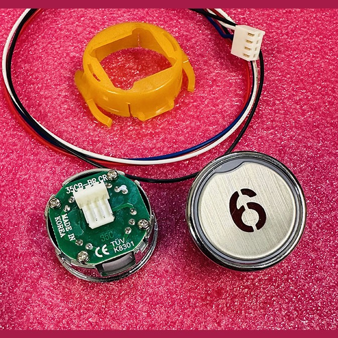 Кнопочный модуль "6" (ПУЛ02В) KS-1021-01X Korea МЭЛ