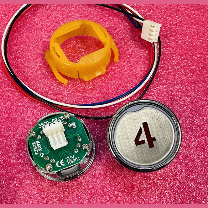 Кнопочный модуль "4" (ПУЛ02В) KS-1021-01X Korea МЭЛ