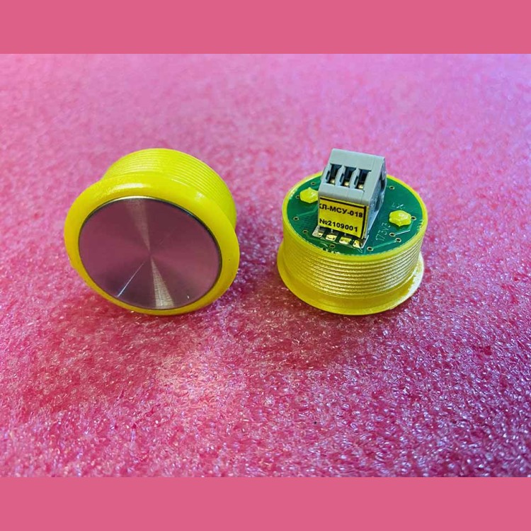 Кнопка КЛ-МСУ-018 (для МСУ; RL без подсветки "служебная", цвет ореола желтый, разъем Wago)