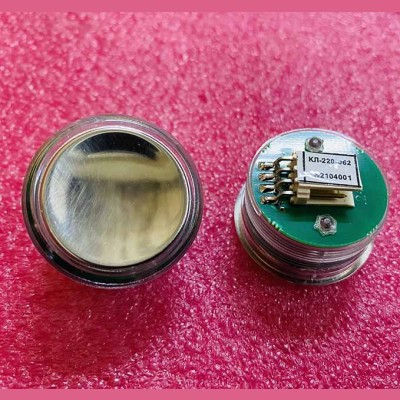 Кнопка КЛ-220-062 (MCS220, RL полированная, круговая синяя индикация; разъем ...