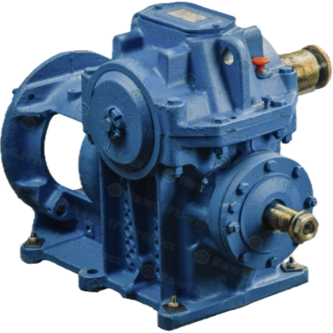 Редуктор лебедки РЧЛ-160х52 400А.22.21.000-01 исполнение левое МЛЗ