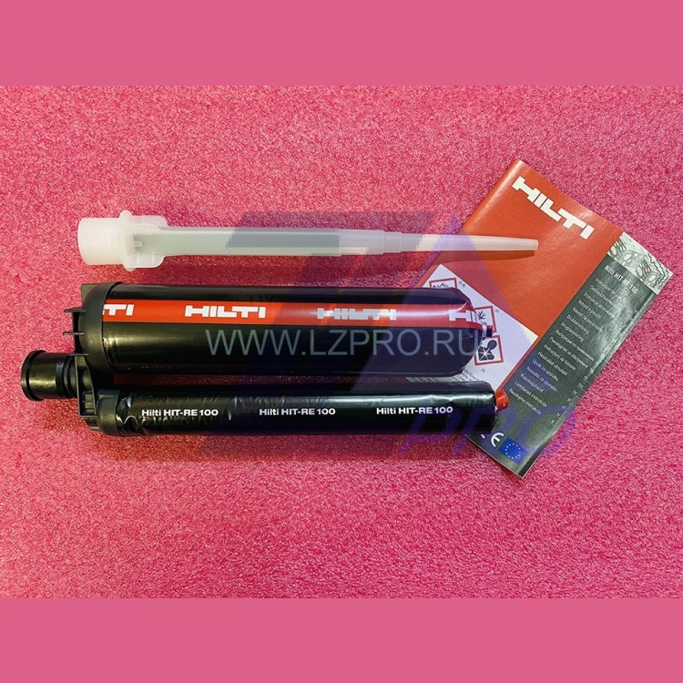 Химический анкер стандартный эпоксидный клеевой состав для установки анкеров и арматуры в бетон 500 ml HIT-RE 100 HILTI
