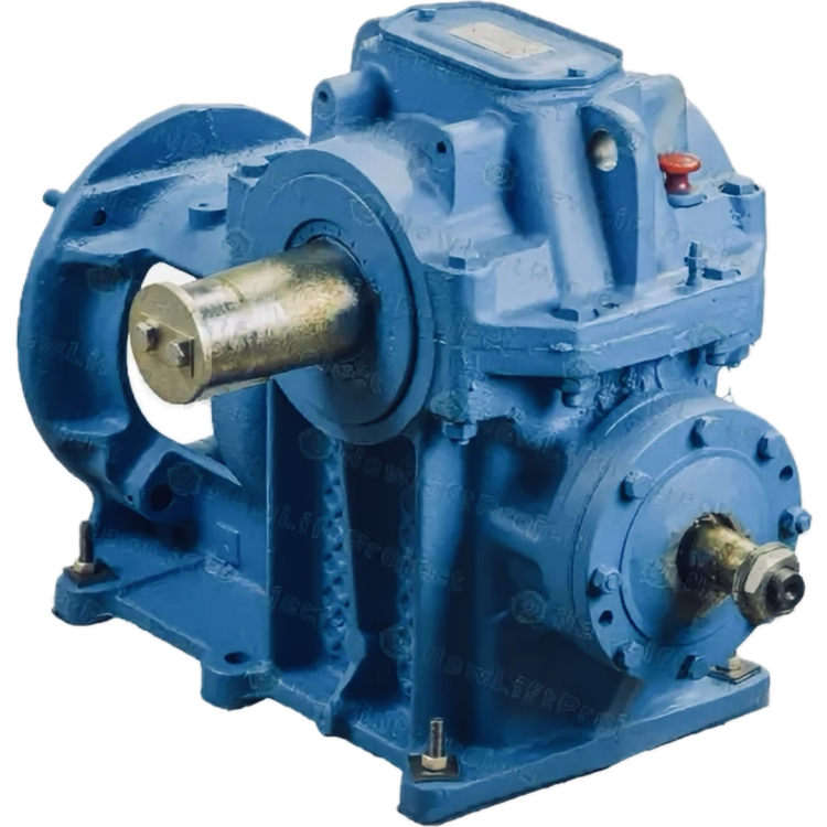 Редуктор лебедки РЧЛ-160х52 400А.22.21.000 исполнение правое МЛЗ