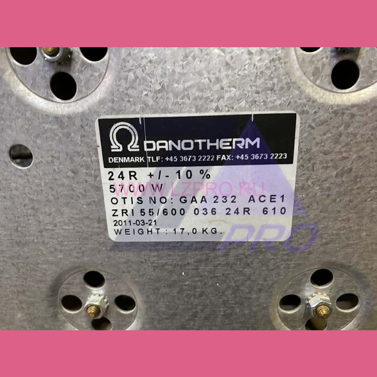 Блок резисторов 5700W GAA232ACE1 DANOTHERM Otis