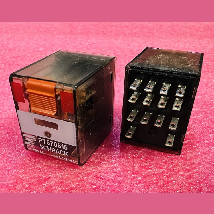 Реле промежуточное 115VAC 6A/250VAC PT570615 SCHRACK