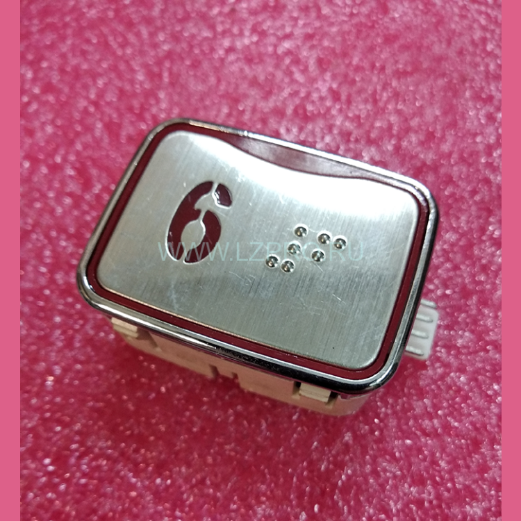 Кнопка "6" с шрифтом Брайля AEN04C049E Sigma