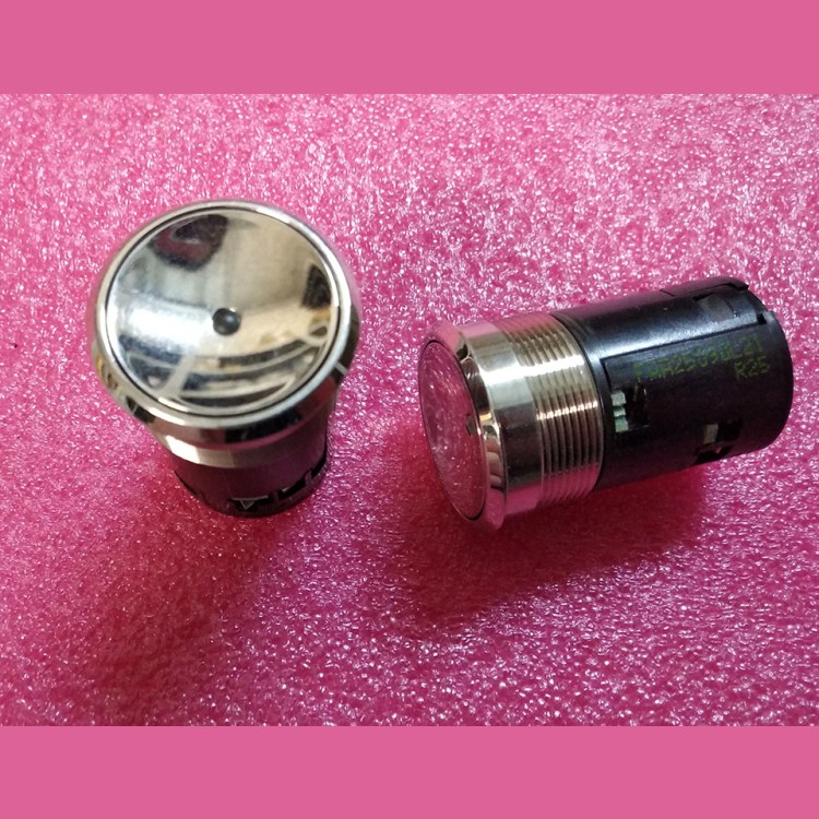 Кнопка антивандальная (подсветка красная; полиров. нерж.) Otis FAA25090L21