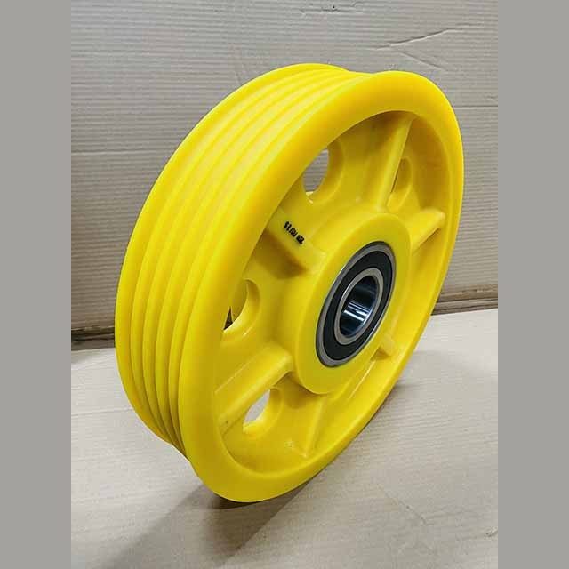 Отводной блок 400х5х10 (диаметр вала 60 мм; ширина 83 мм; полимерный) ZAA263S6 Otis