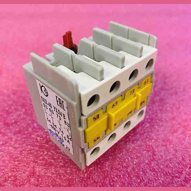 Приставка контактная 4НО+0НЗ ПКЛ-40 УХЛ4 В КЗЭ