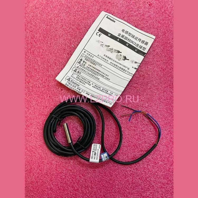 Индуктивный бесконтактный цилиндрический выключатель PR08-1,5DN, расстояние срабатывания 1,5 мм Autonics