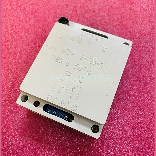 Реле контроля фаз РКФ 1М 122У3 380В 50Гц IP30 ЕИЛА.648225.001