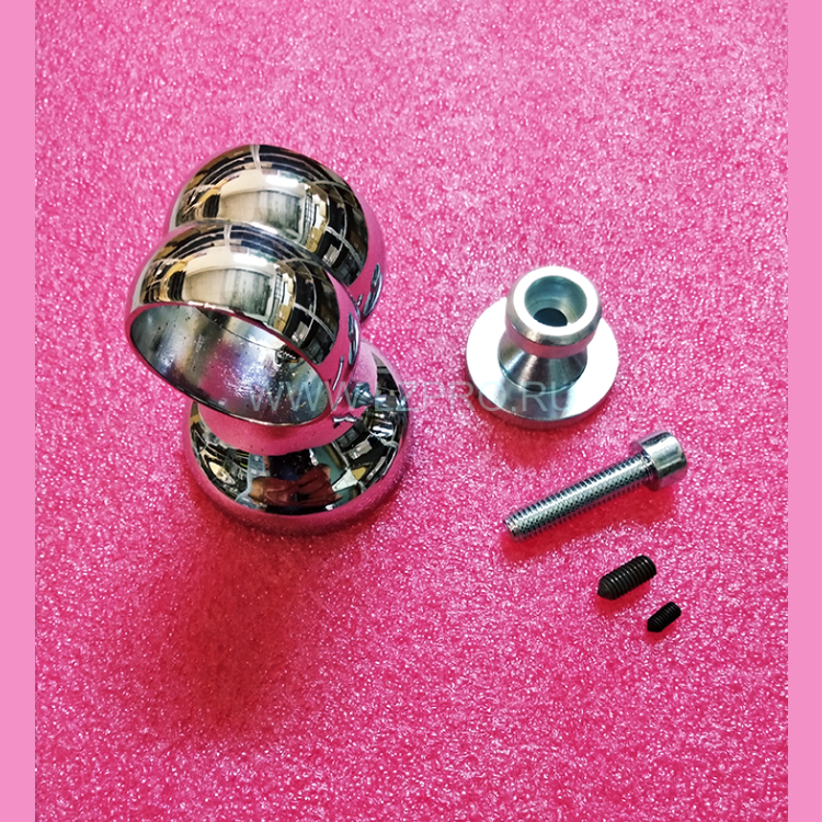 Центральное крепление поручня MAA180GT1 хромированное Otis